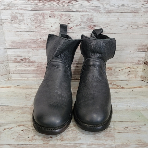 Vintage shoe shoe company black leather boots - Picture 7 of 15